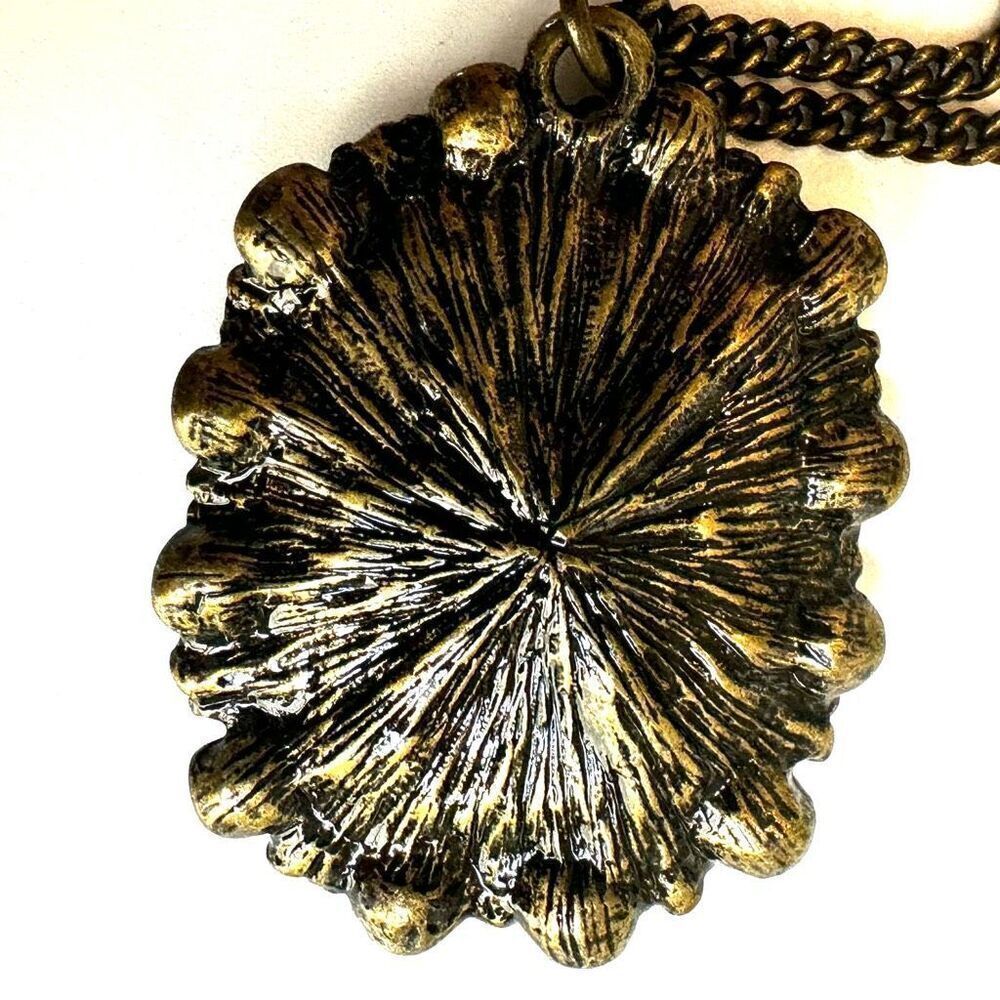 Avon Smokey Topaz Color Pendant Necklace - Picture 5 of 9